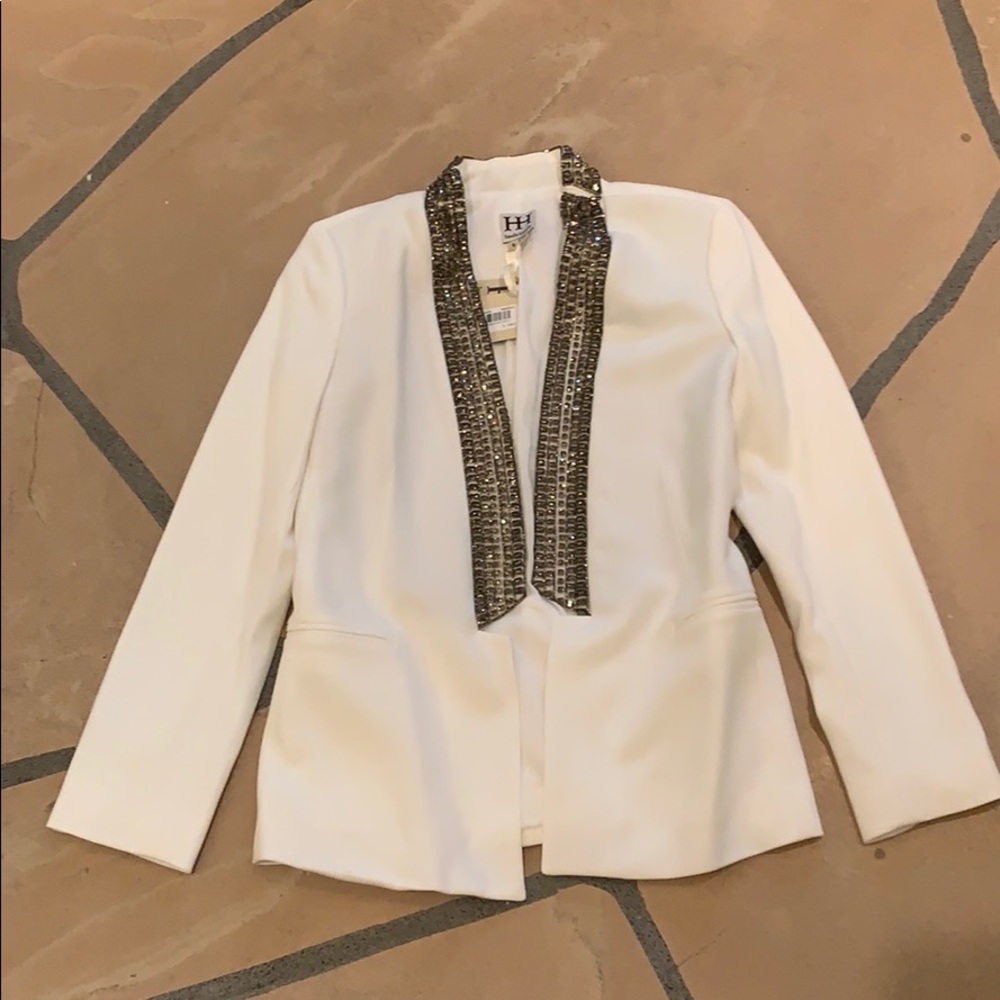 Haute Hippie crystal trimmed blazer
